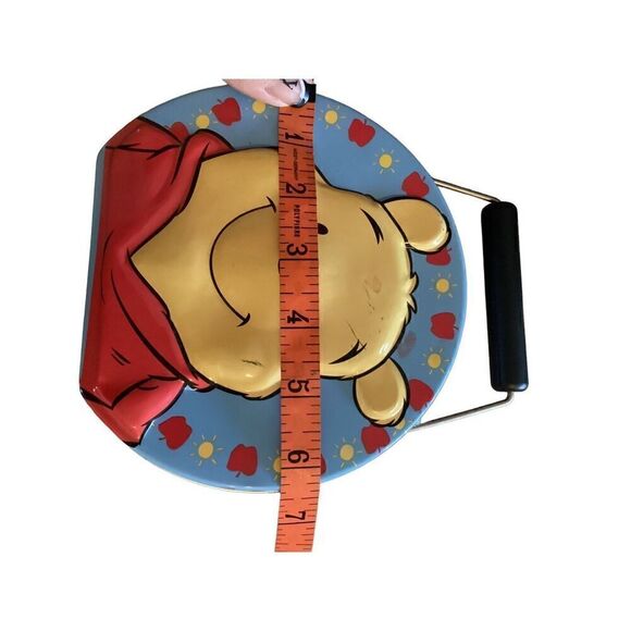 Vintage Winnie The Pooh Tin Storage Container Mini Lunch Box - Picture 9 of 10